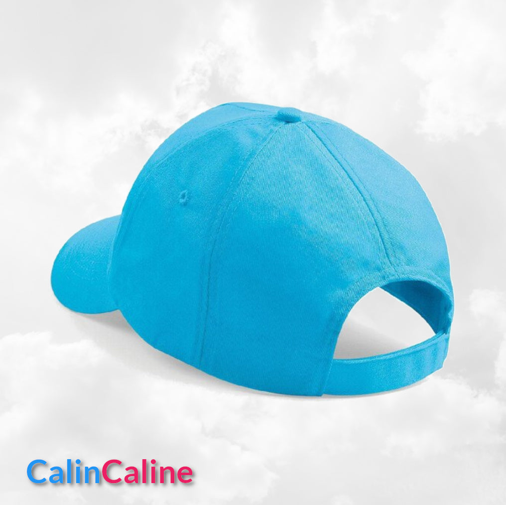 Casquette Enfant Personnalisée | Bleu Surf | Tour de tête 50cm à 62cm