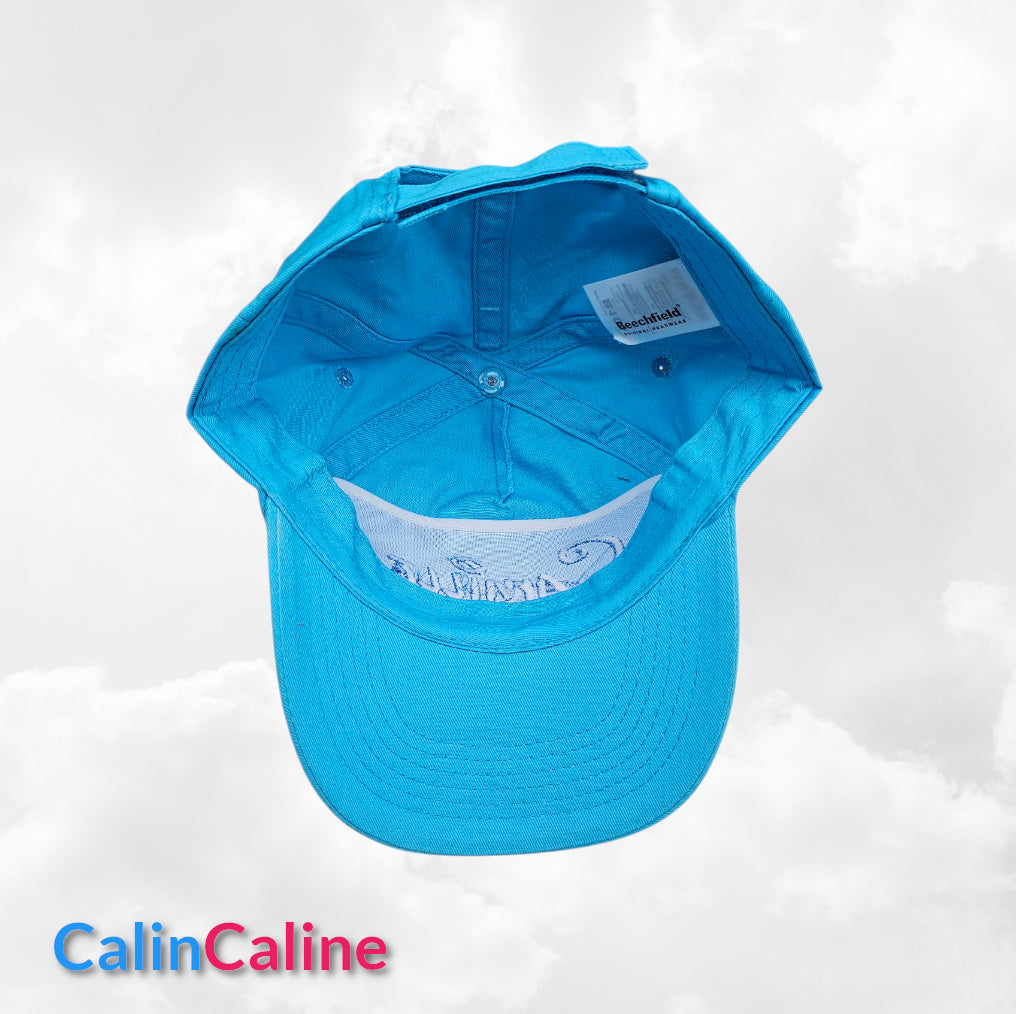Casquette Enfant Personnalisée | Bleu Surf | Tour de tête 50cm à 62cm