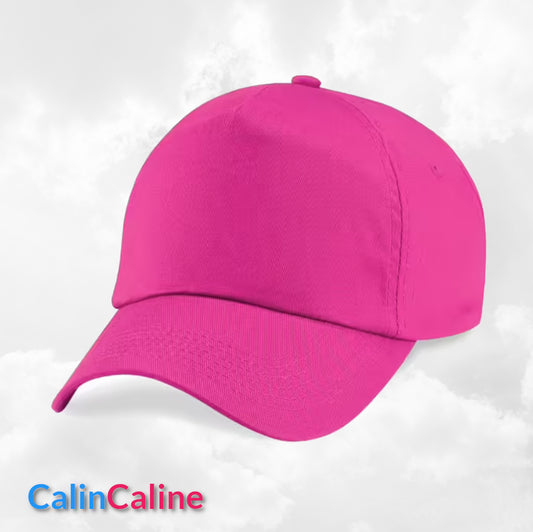 Casquette Enfant Personnalisée | Rose Fuchsia | Tour de tête 50cm à 62cm