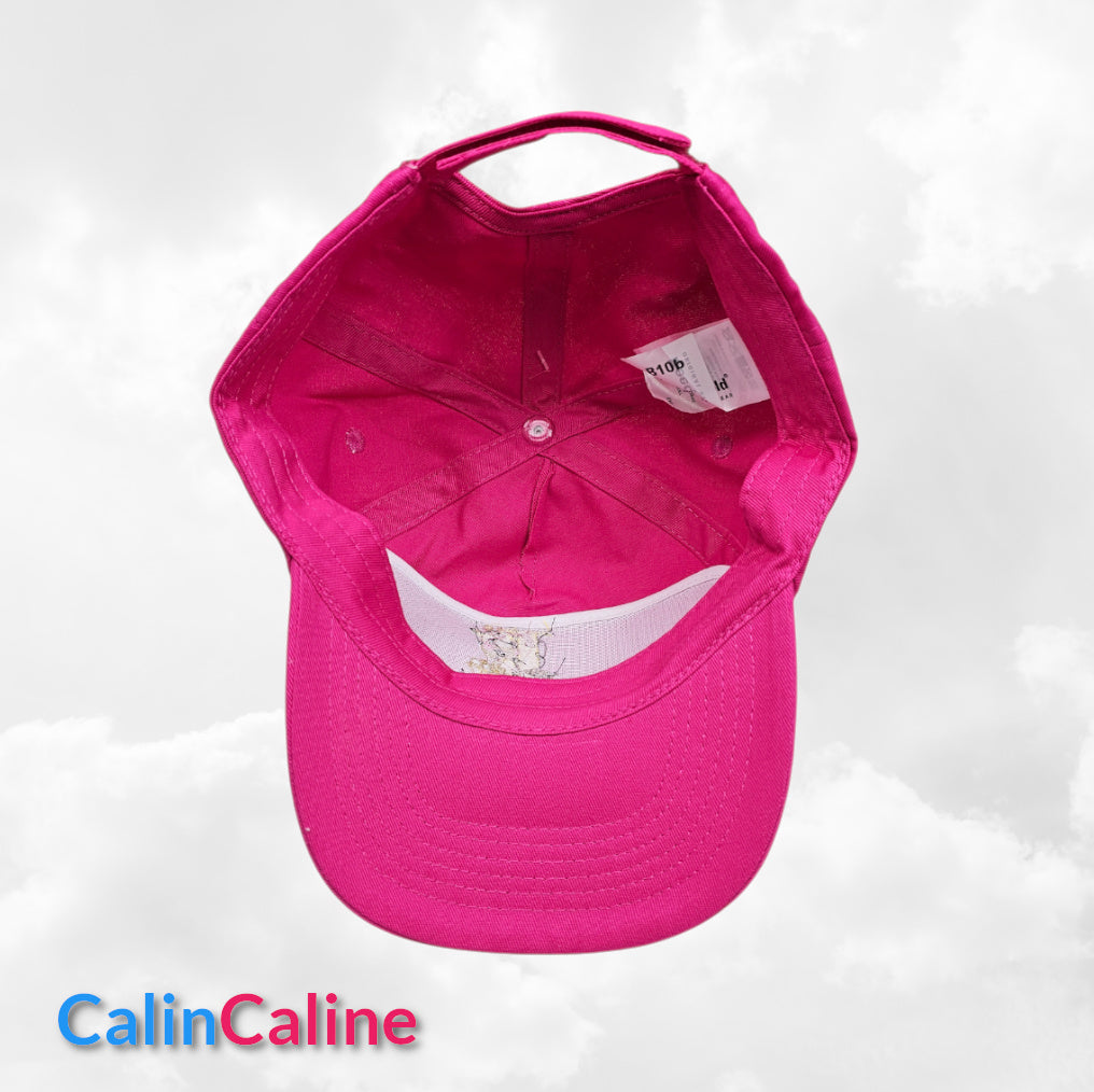 Casquette Enfant Personnalisée | Rose Fuchsia | Tour de tête 50cm à 62cm