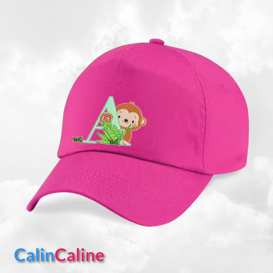 Casquette Enfant Personnalisée | Rose Fuchsia | Tour de tête 50cm à 62cm