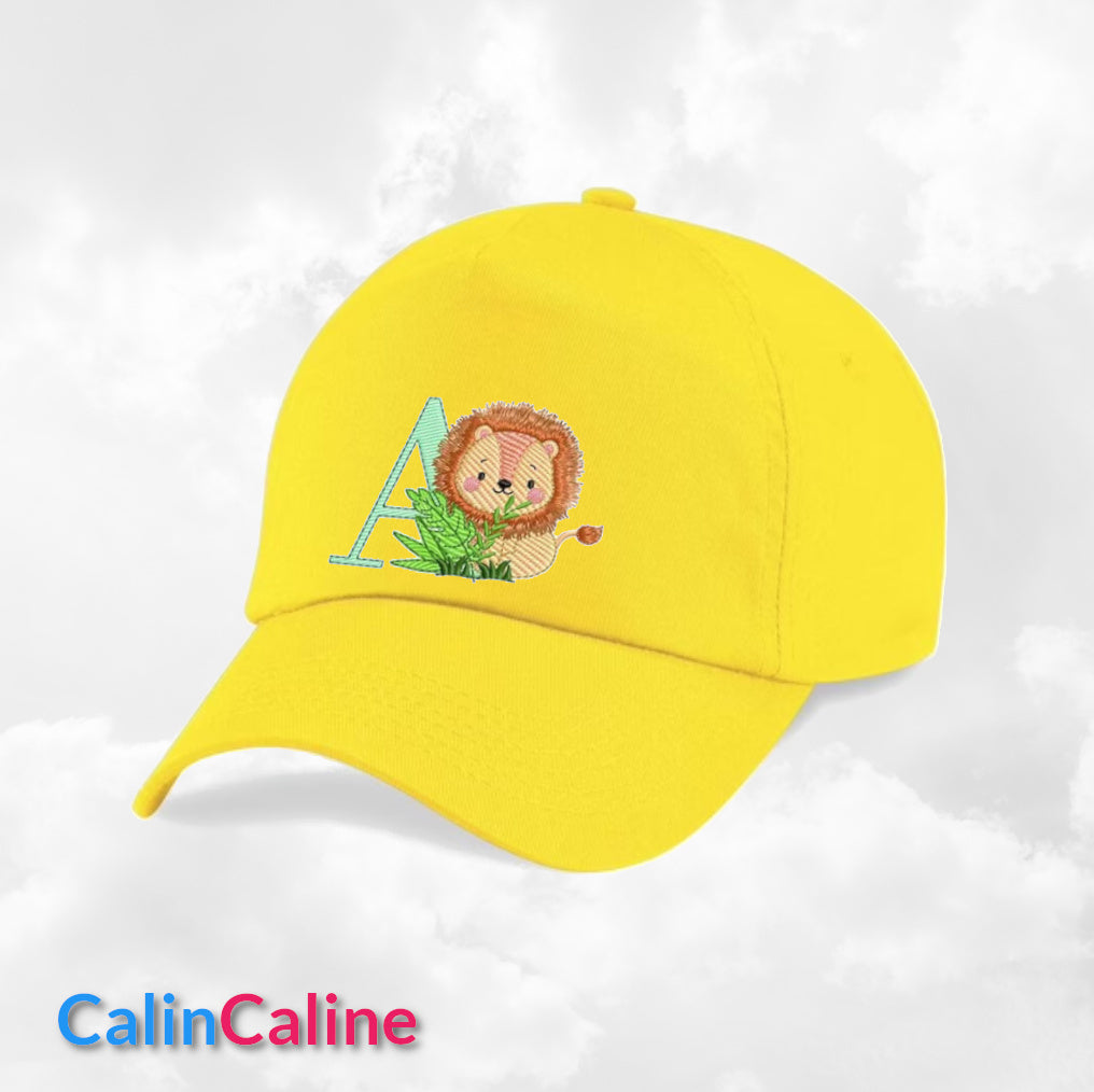 Casquette Enfant Personnalisée | Jaune | Tour de tête 50cm à 62cm