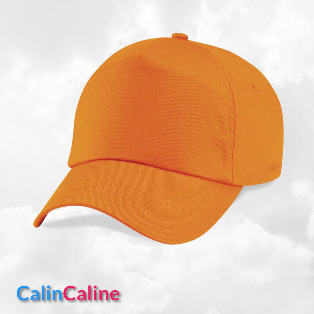 Casquette Enfant Personnalisée | Orange | Tour de tête 50cm à 62cm