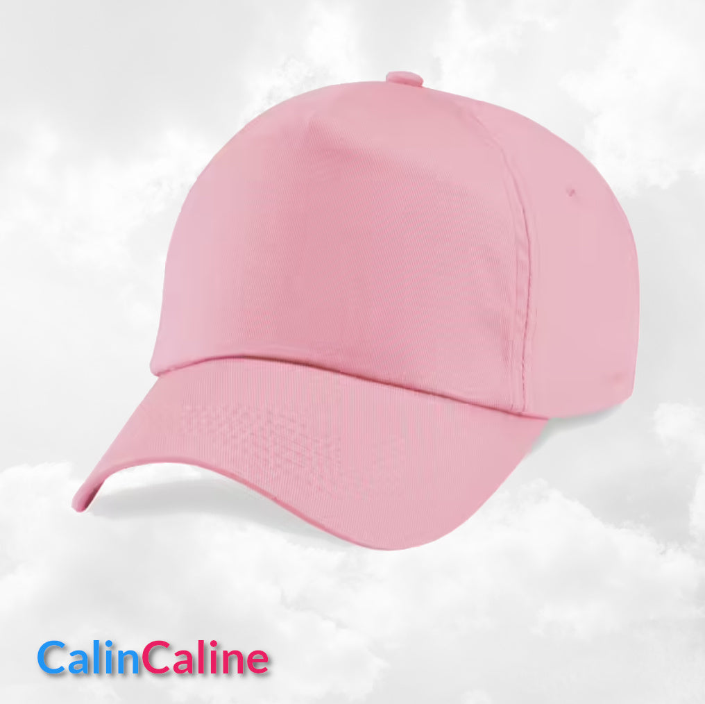 Casquette Enfant Personnalisée | Rose Classique | Tour de tête 50cm à 62cm