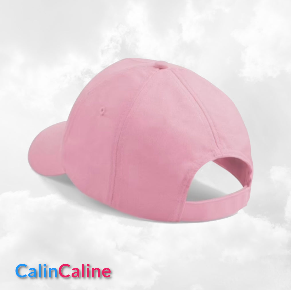 Casquette Enfant Personnalisée | Rose Classique | Tour de tête 50cm à 62cm