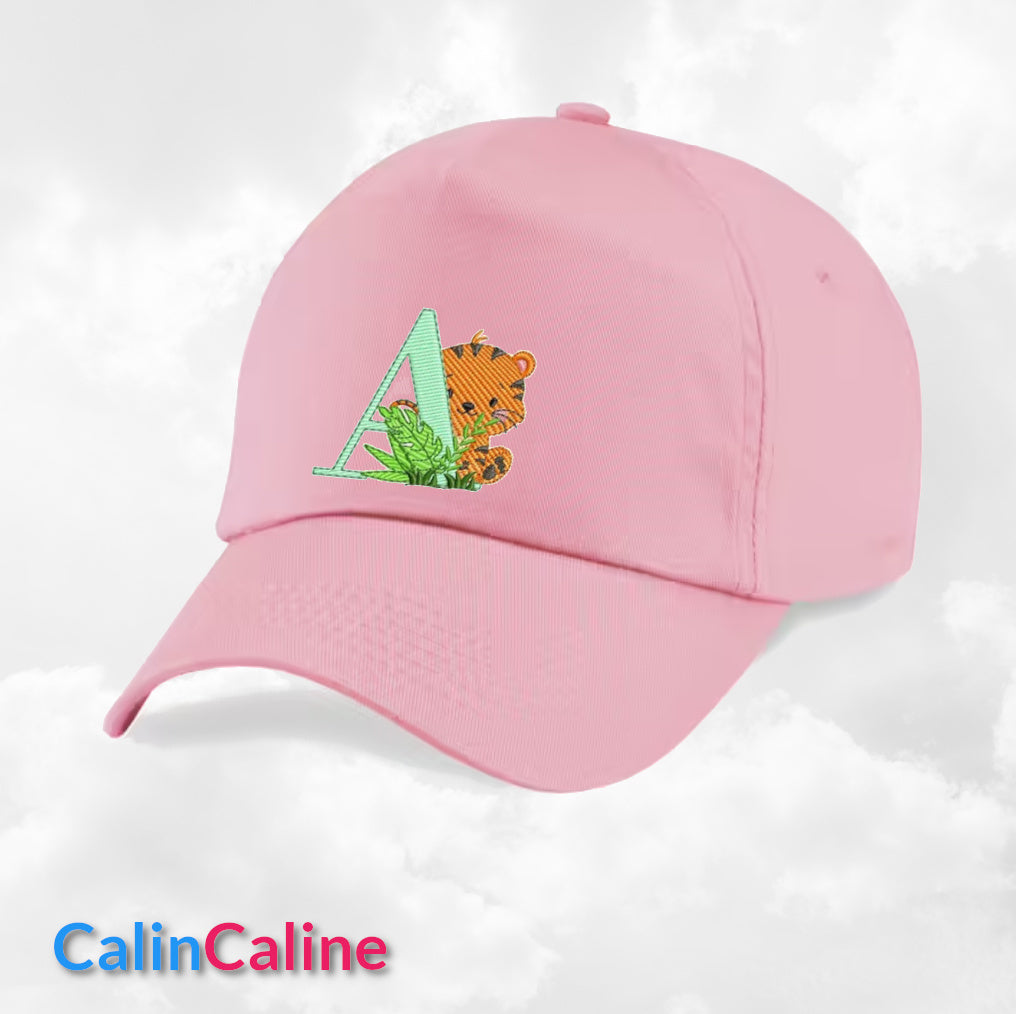 Casquette Enfant Personnalisée | Rose Classique | Tour de tête 50cm à 62cm