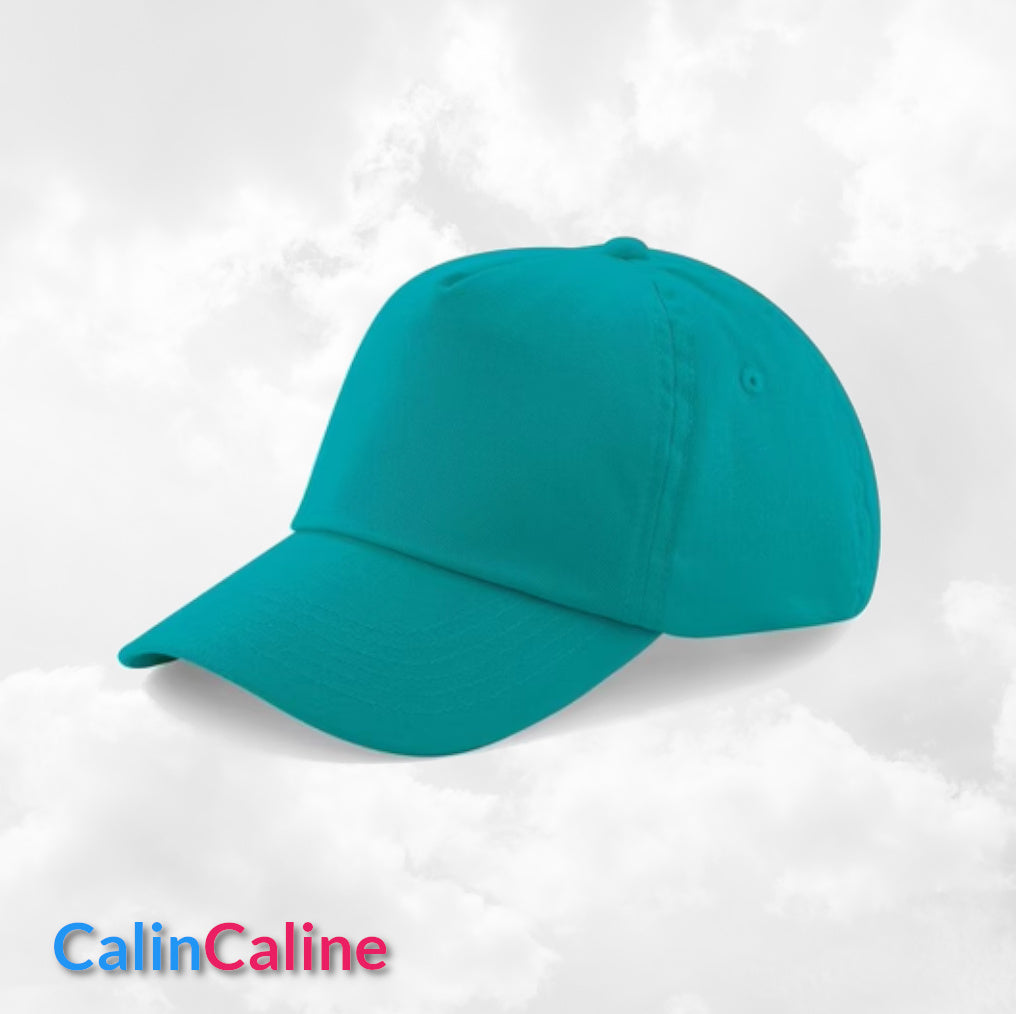 Casquette Enfant Personnalisée | Vert Emeraude | Tour de tête 50cm à 62cm