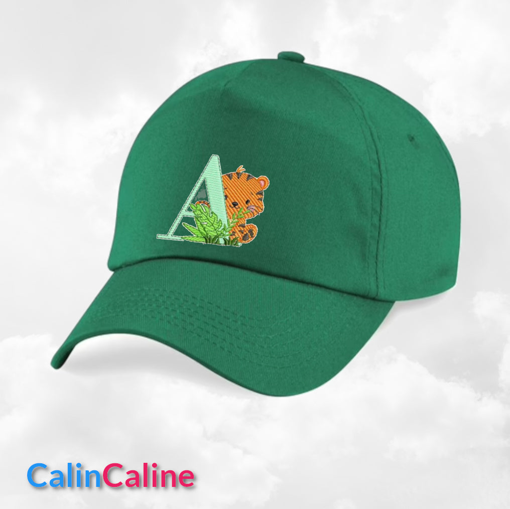 Casquette Enfant Personnalisée | Vert Prairie | Tour de tête 50cm à 62cm