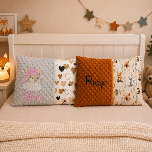 Créez Votre Coussin décoratif pour chambre d'enfant | Pois | 50cm x 30cm