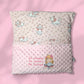 Créez Votre Coussin de Lecture Avec Prénom Brodé | 45cm x 45cm | Fille