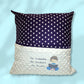 Créez Votre Coussin de Lecture Avec Prénom Brodé | 45cm x 45cm | Garçon - Calincaline.be