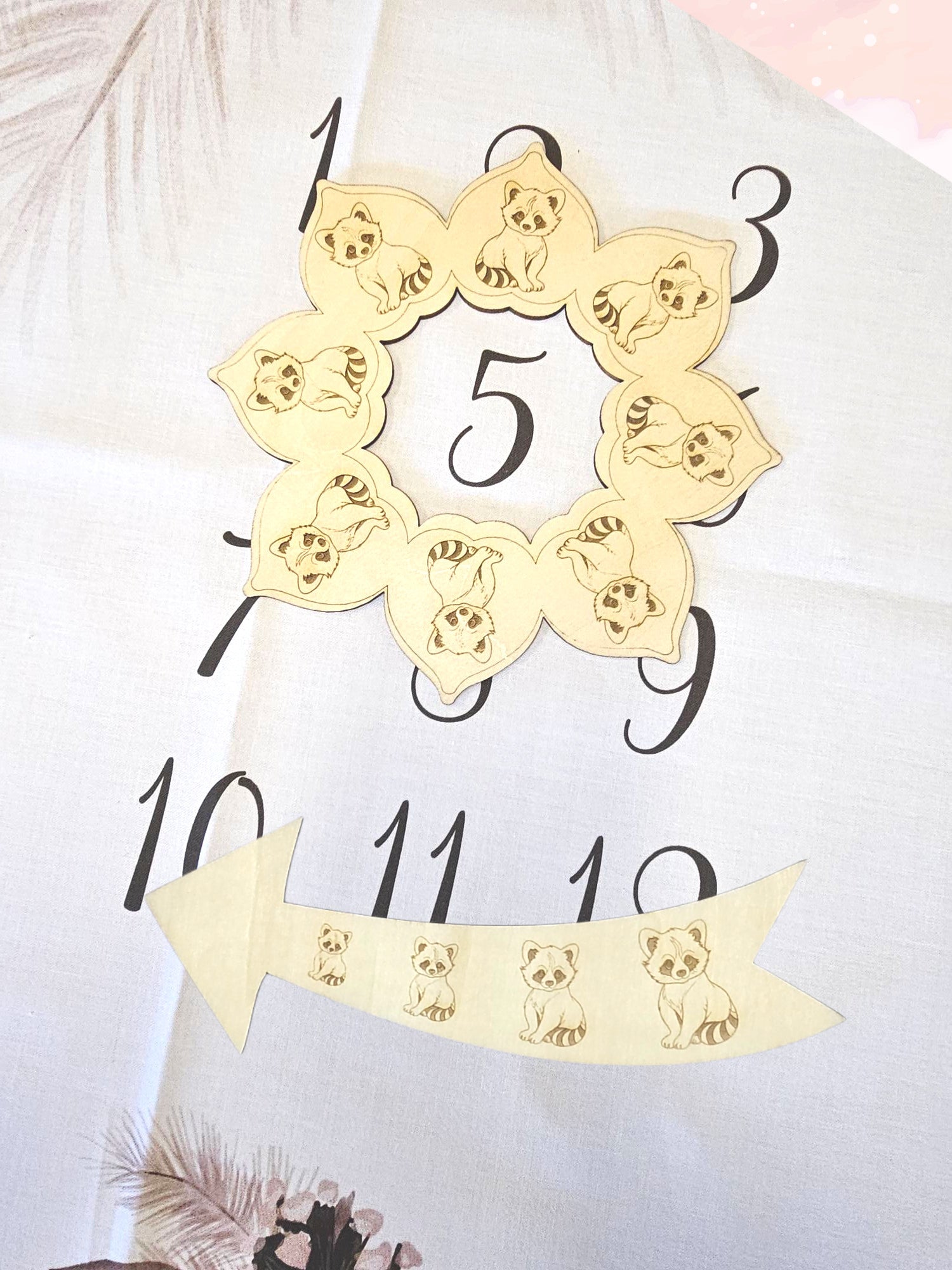 Couverture Etape Panda Roux | A personnaliser | 95cm x 75cm