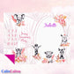 Couverture Etape Savane Rose | A personnaliser | 95cm x 75cm