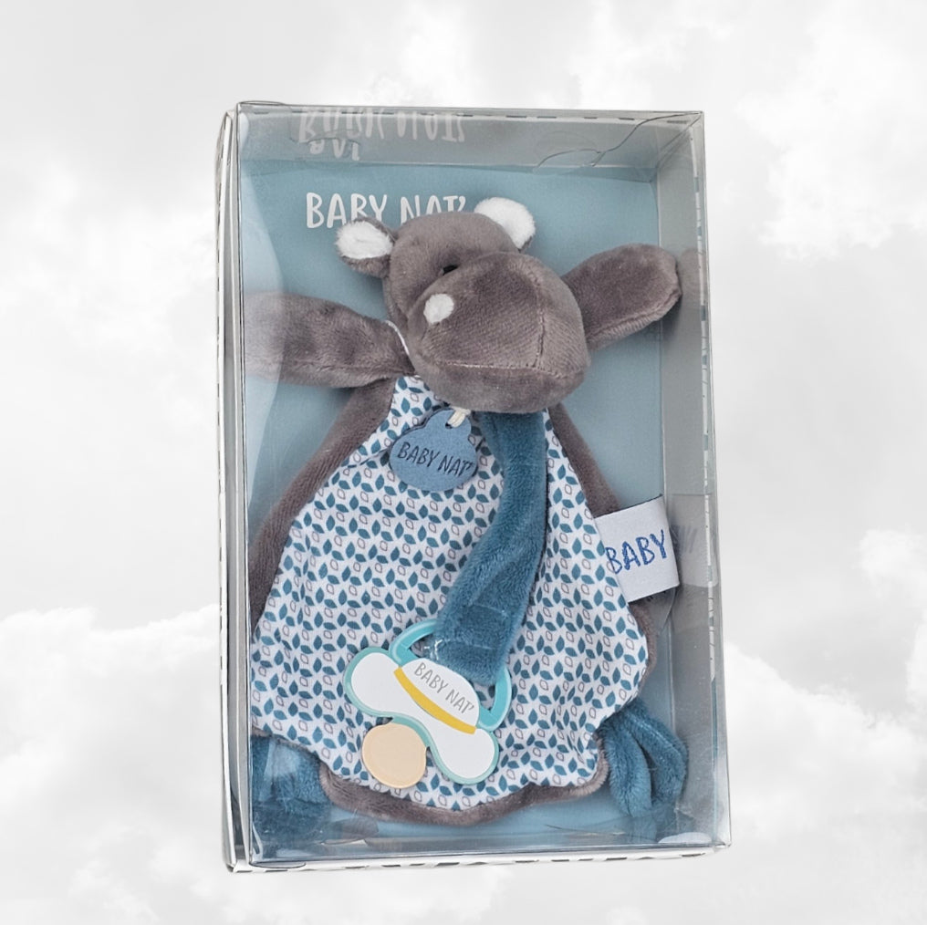 Doudou & Attache Sucette Bazile Personnalisé | BabyNat