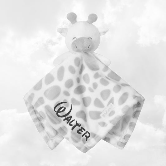 Doudou Mouchoir Girafe 35cm | Avec Prénom Personnalisé | Baby Town