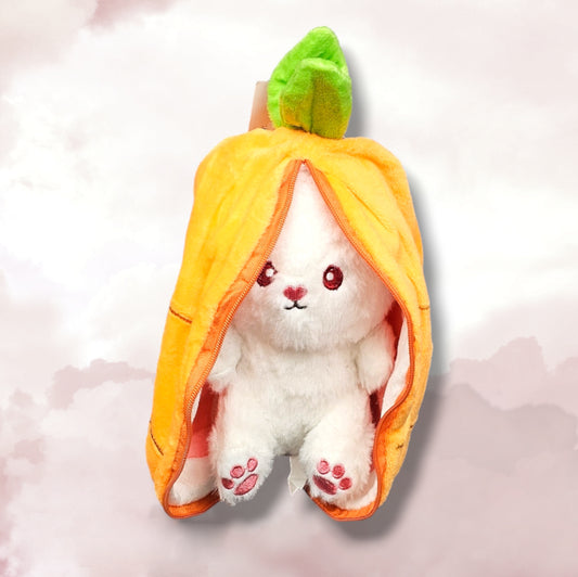 Peluche Carotte Lapinou 25cm | Personnalisée avec prénom