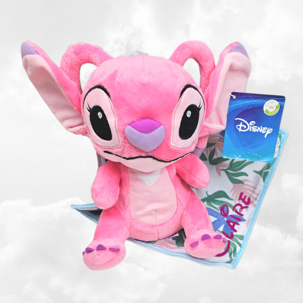 Doudou Peluche Angel 25cm avec Mouchoir Personnalisé | Nicotoy