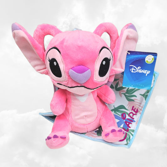 Doudou Peluche Angel 25cm avec Mouchoir Personnalisé | Nicotoy