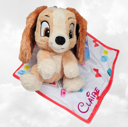 Doudou Peluche Belle 25cm avec Mouchoir Personnalisé | Nicotoy