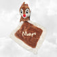 Doudou Mouchoir Disney Tic et Tac 21cm | Avec prénom | Tac Brun Clair