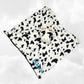Doudou Mouchoir Plat Vache 35cm | Prénom Personnalisé