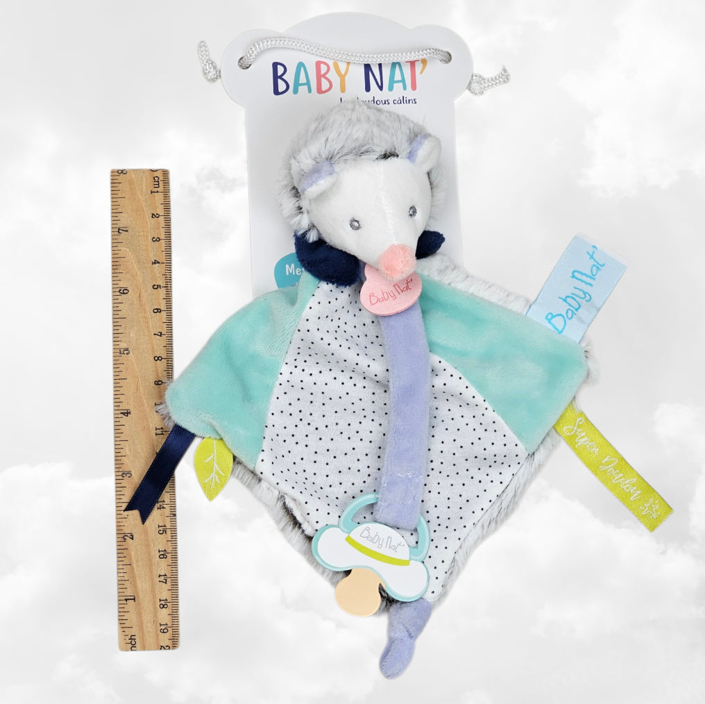 Doudou & Attache Sucette Hérisson Personnalisé | BabyNat