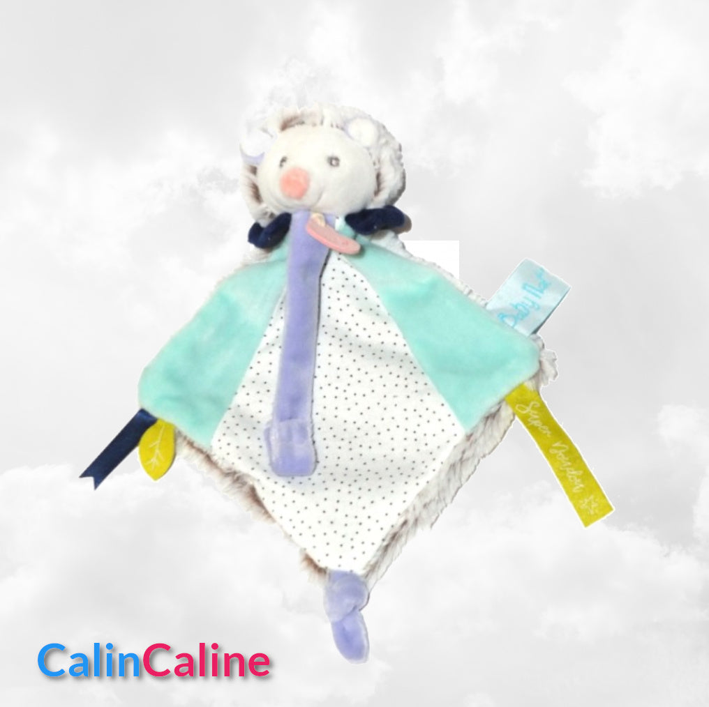 Doudou & Attache Sucette Hérisson Personnalisé | BabyNat
