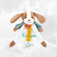 Doudou & Attache Sucette Lucien le Chien Personnalisé | BabyNat