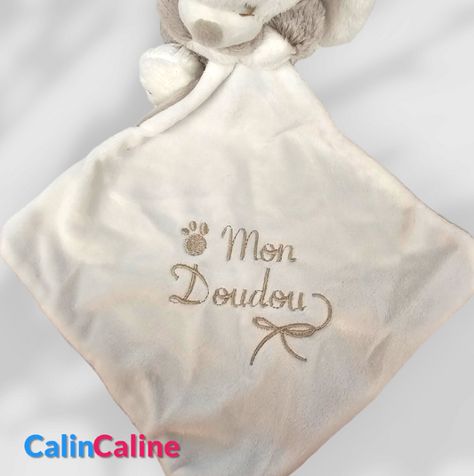 Doudou Mouchoir Lapin Laline Personnalisé | NicoToy