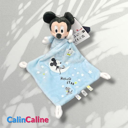 Disney Baby Mickey fosforescerend dekbed | 18 cm x 18 cm | Om te personaliseren