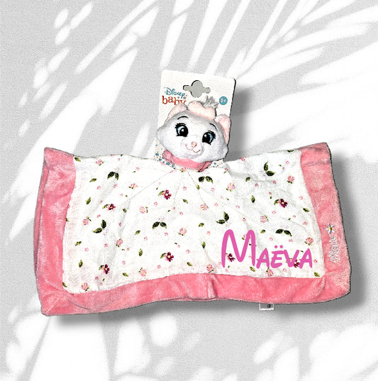 Disney Marie Flowers Personalized Handkerchief | 40cm