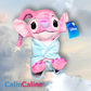 Doudou Disney Peluche Angel 25cm avec Mouchoir Personnalisé | Nicotoy