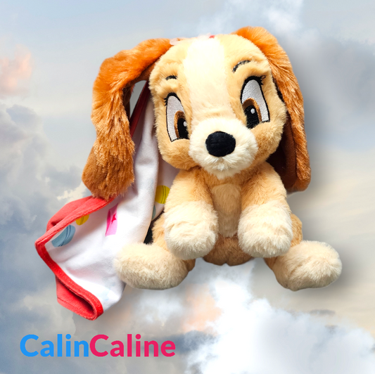 Belle Soft Toy 25cm with Personalized Handkerchief | Nicotoy
