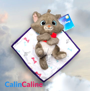 Doudou Peluche Disney Berlioz 25cm avec Mouchoir Personnalisé | Nicotoy
