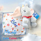 Doudou Peluche Disney Dumbo 25cm avec Mouchoir Personnalisé | Nicotoy