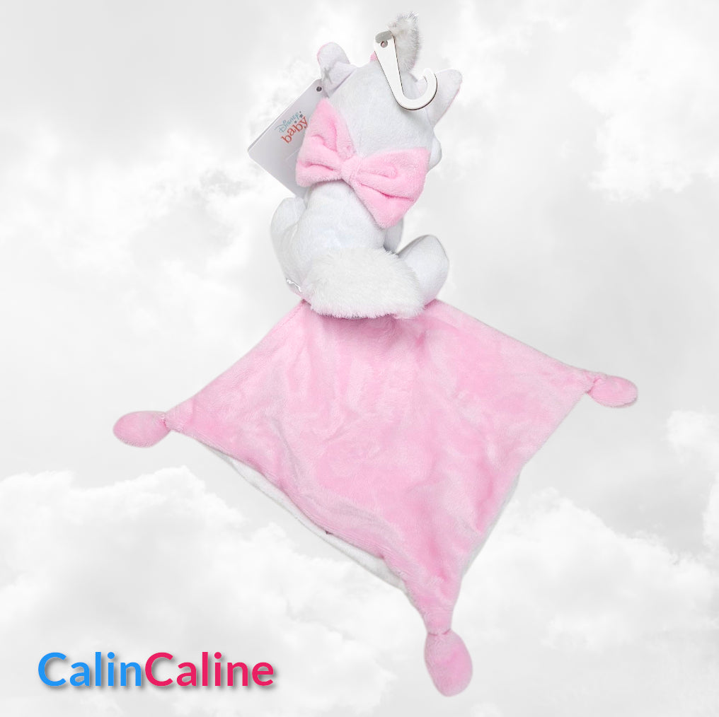 Doudou Peluche Mouchoir Disney Marie 20cm | Avec prénom | Aristochats