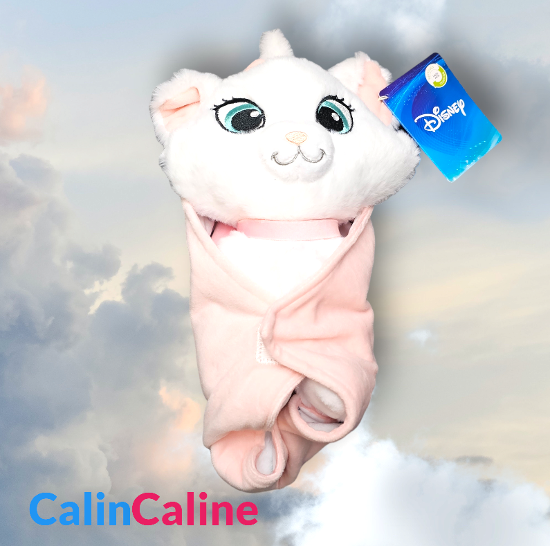 Doudou Peluche Disney Marie 25cm avec Mouchoir Personnalisé | Nicotoy