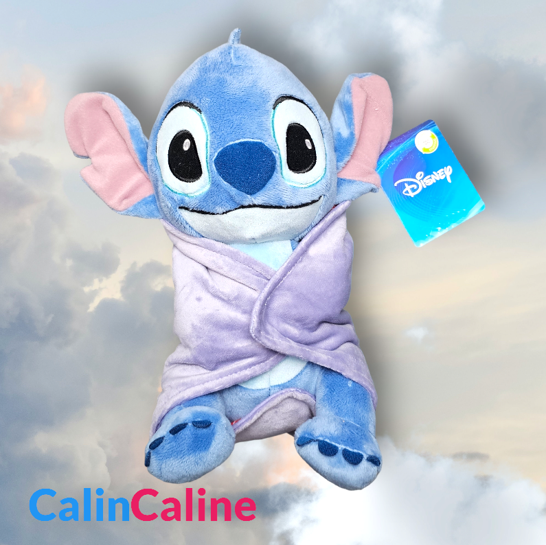 Doudou peluche Stitch personnalisé Disney - Au Fil du Génie