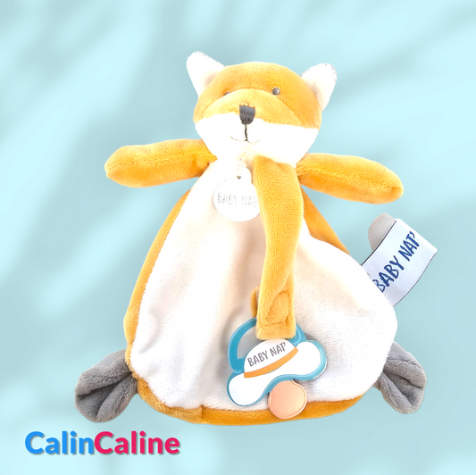 Personalized Fox Comforter & Pacifier Clip | BabyNat