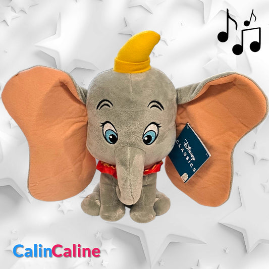Disney Muzikale Dumbo Pluche 30cm | 1 jaar en ouder | Zacht polyester