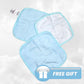 Trio Capes de bain Marin 0-3 ans | 71cm x 71cm | Prénom Brodé