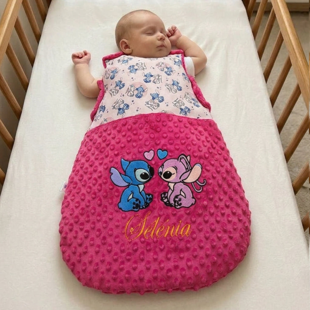 Créez Votre Gigoteuse -Minky- Bébé Personnalisée | Fille | 0-6m ou 6-12m