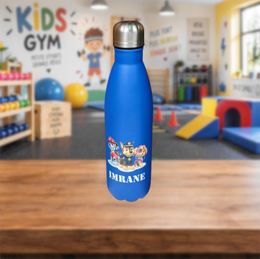 Gourde en Acier Inox 750 ml | Bleu | Gravure Personnalisée