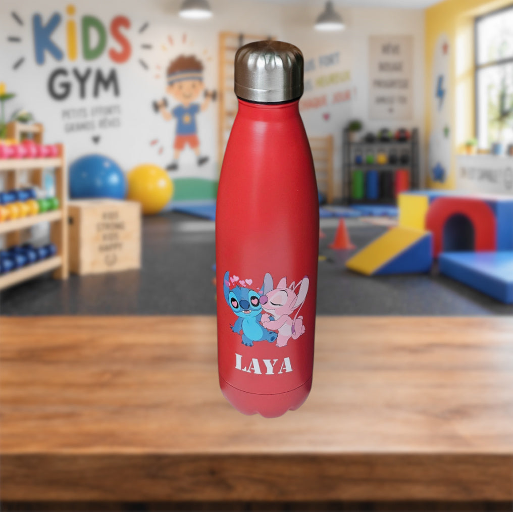 Gourde en Acier Inox 750 ml | Rouge | Impression Personnalisée