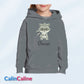 Hoodies Enfant Gris A Capuche | A Personnaliser | De 3 à 8 ans | Avec Prénom Brodé