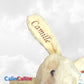 Peluche Lapin Câlin 15cm 100% Recyclé | Beige | Avec Prénom Brodé
