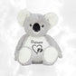 Peluche Brodée Personnalisée | Koala 33cm | Range Trésor