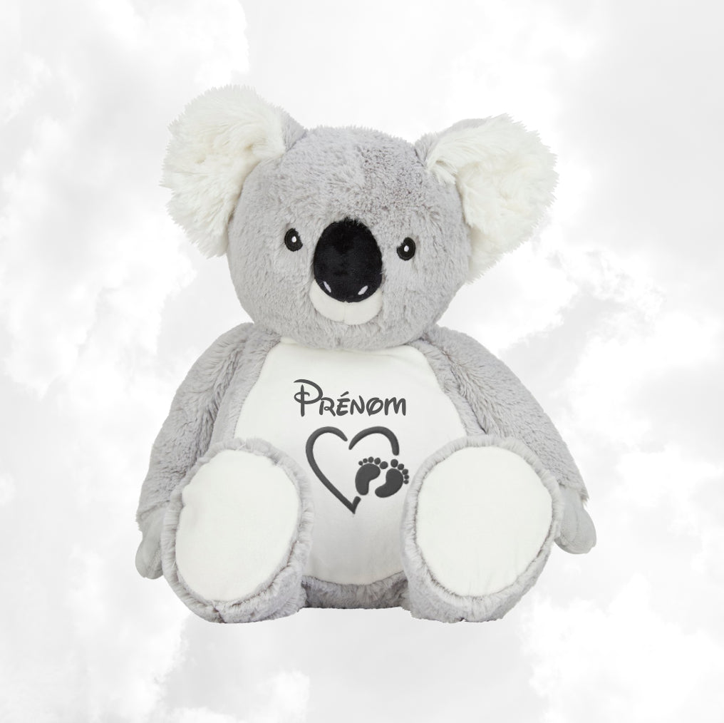 Peluche Brodée Personnalisée | Koala 33cm | Range Trésor