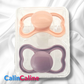 2 Sucettes MAM AIR Personnalisées | 6+ mois | Peau et Violet