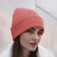 Bonnet Rabat Avec Prénom Brodé | Taille Unique | Rose Corail